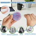 1pc round picking pad adult relax toy skin picking